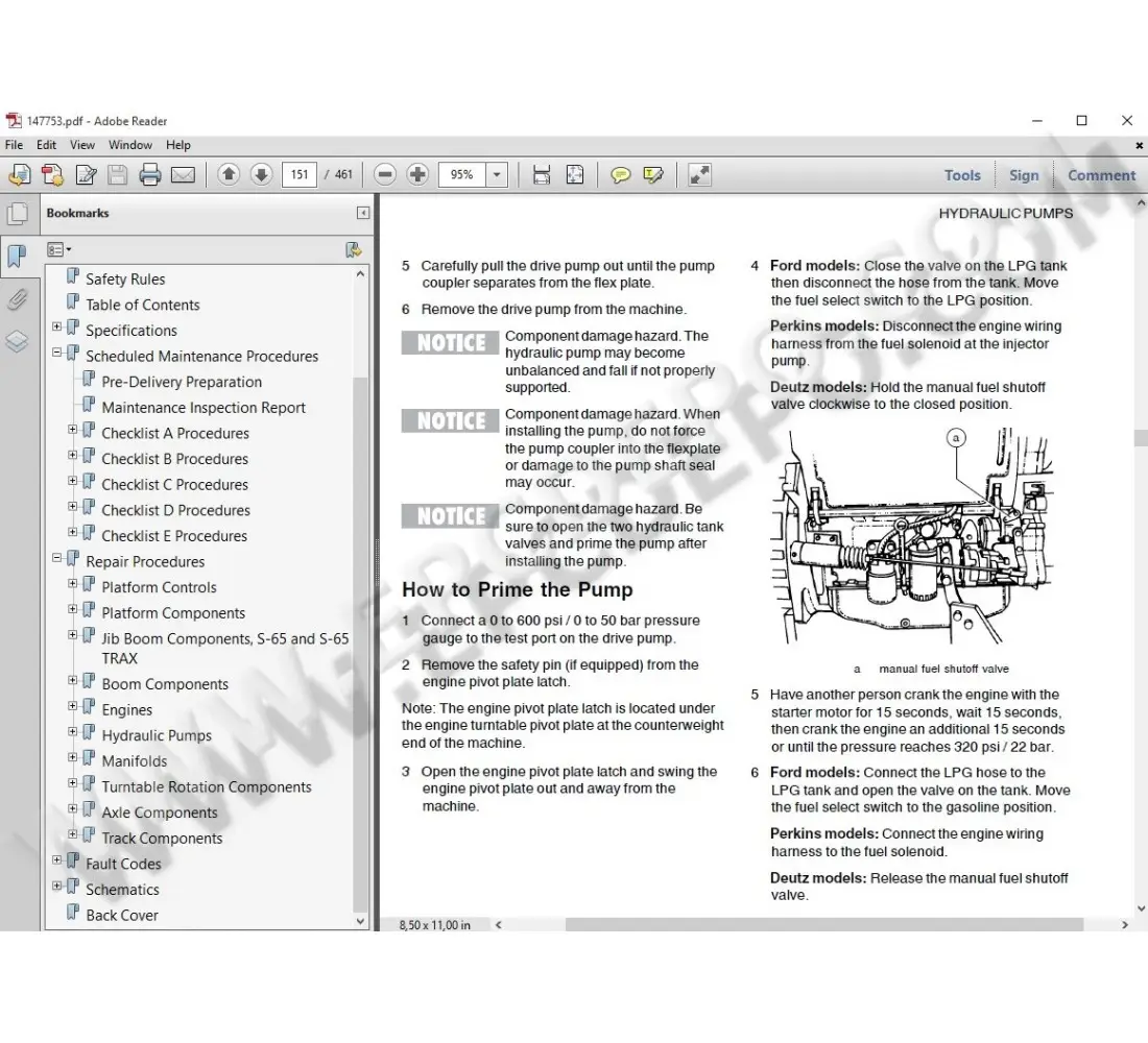 GENIE S / Z BOOM SERVICE & REPAIR MANUALS